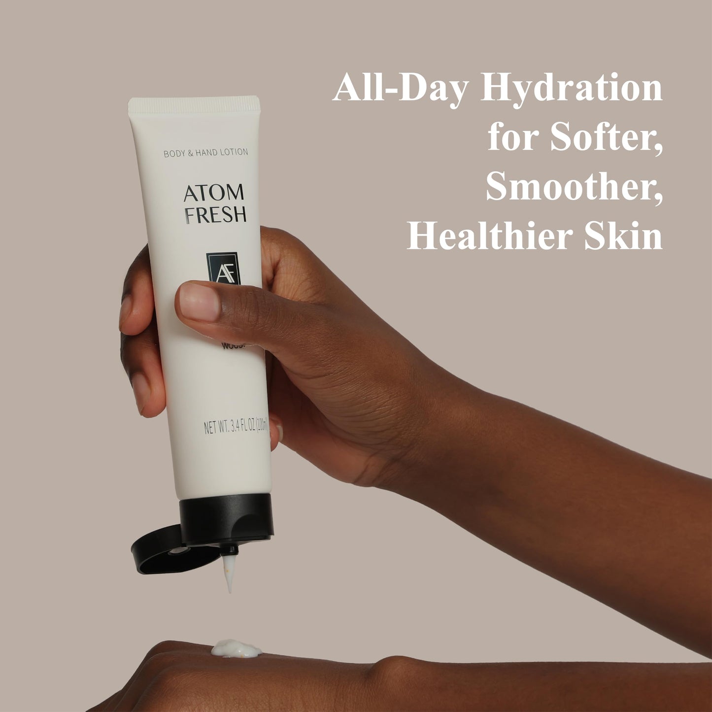 Atom Fresh Hand Cream for Women - Ocean Breeze | Deep Repair with Ceramides & Niacinamide