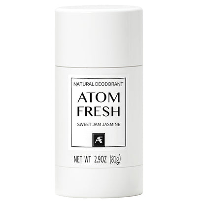 Atom Fresh Laboratory Natural Deodorant for Women — 72H Odor Protection, Aluminum & Baking Soda Free | Sweet Jasmine