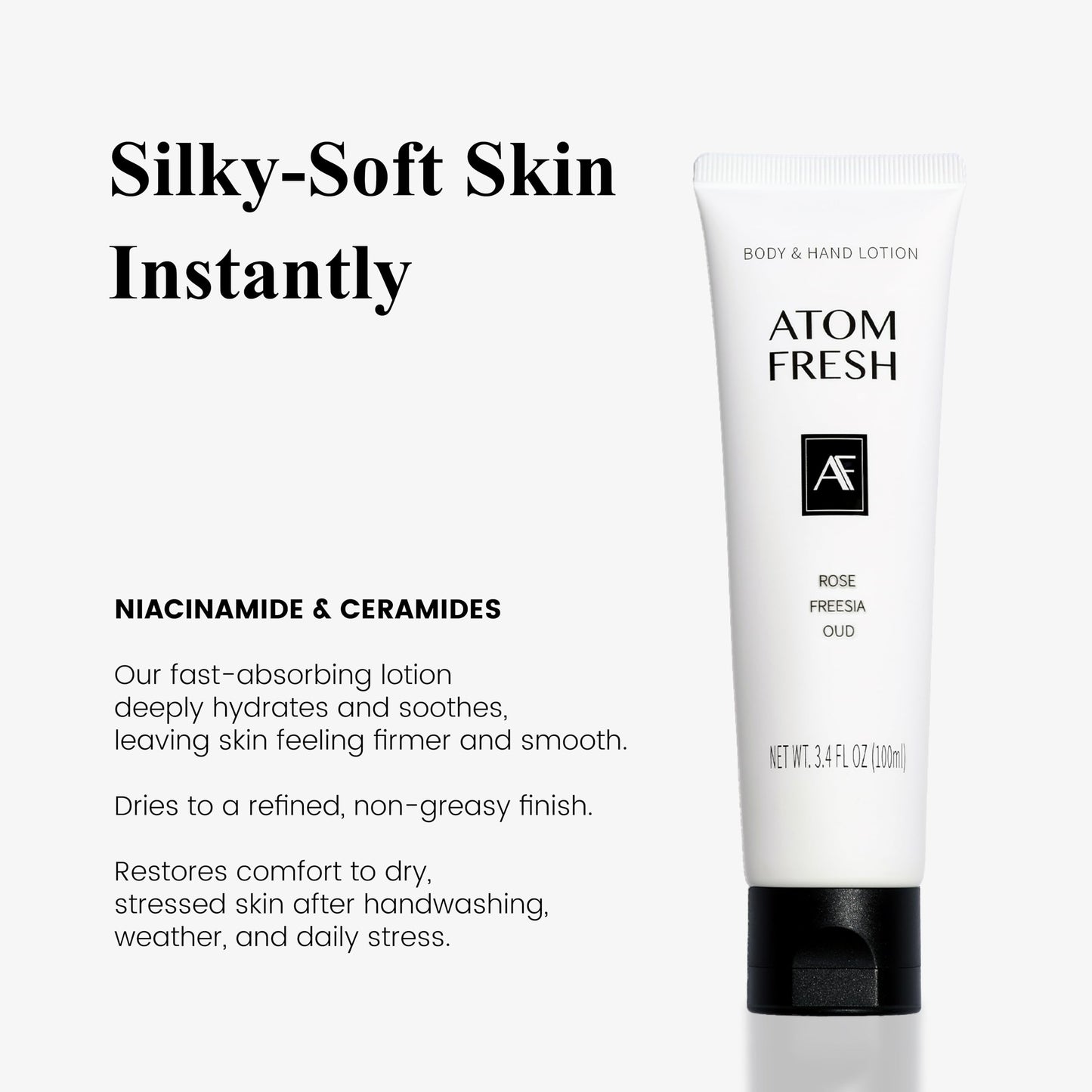 ATOM FRESH HAND CREAM — Sweet Jam Jasmine | Deep Repair with Ceramides & Niacinamide
