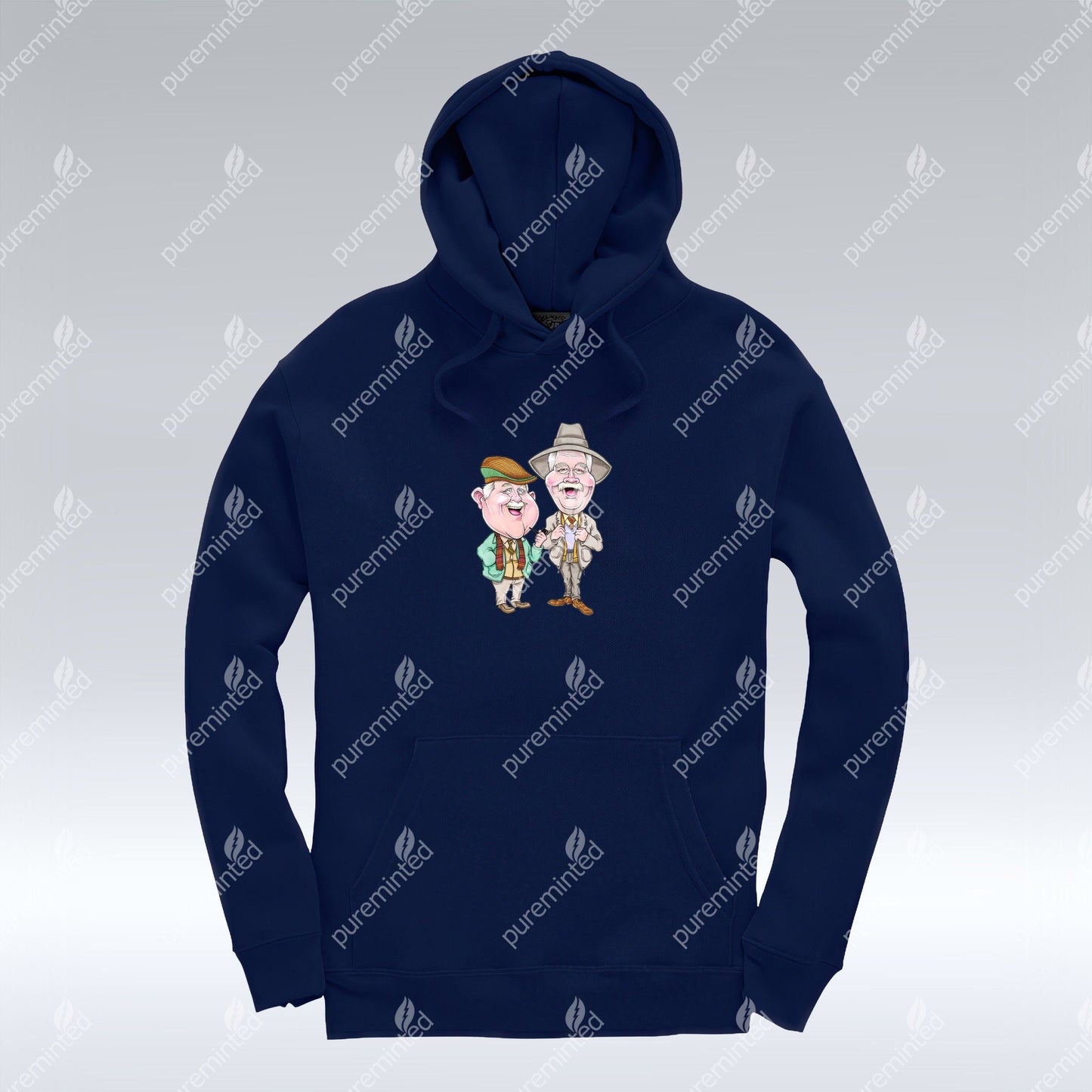Auld Pals - Oxford Navy Hoodie