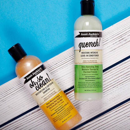Aunt Jackie's Quench Moisture Intensive Leave-In for Natural Curls & Waves – 16 oz