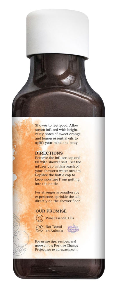 Aura Cacia Uplifting Citrus Shower Salts | 16 oz