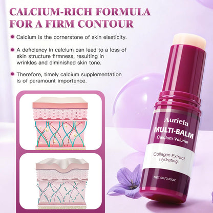Auriela Calcium Volume Multi Balm Stick — Anti-Wrinkle, Hydration & Firming for Face, Eyes, Lips & Neck (4 pcs)