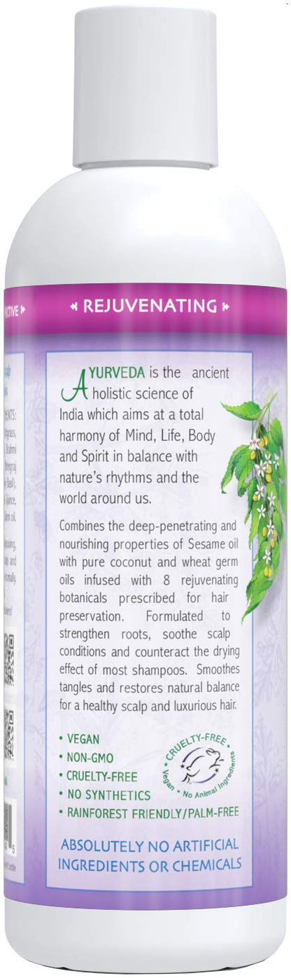 Auromere Ayurvedic Pre-Shampoo Conditioner – Vegan, Sulfate-Free, Non-GMO (2x7 oz)
