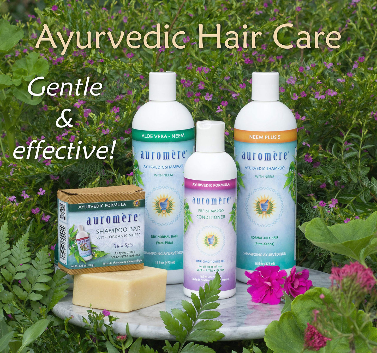 Auromere Ayurvedic Pre-Shampoo Conditioner – Vegan, Sulfate-Free, Non-GMO (2x7 oz)