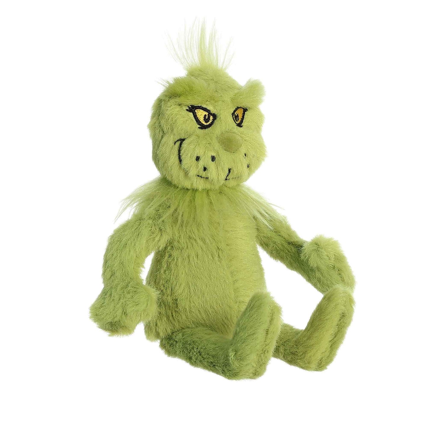 Aurora Whimsical Dr. Seuss Grinch Stuffed Animal – 8-Inch Green Plush – Officially Licensed