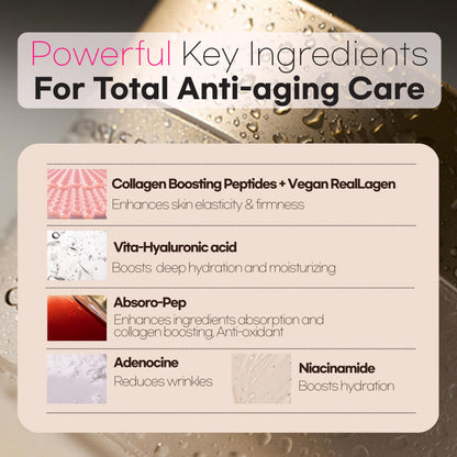 aurtier Intensive Firming Rich Cream – Peptide & Hyaluronic Acid Anti-Aging Moisturizer