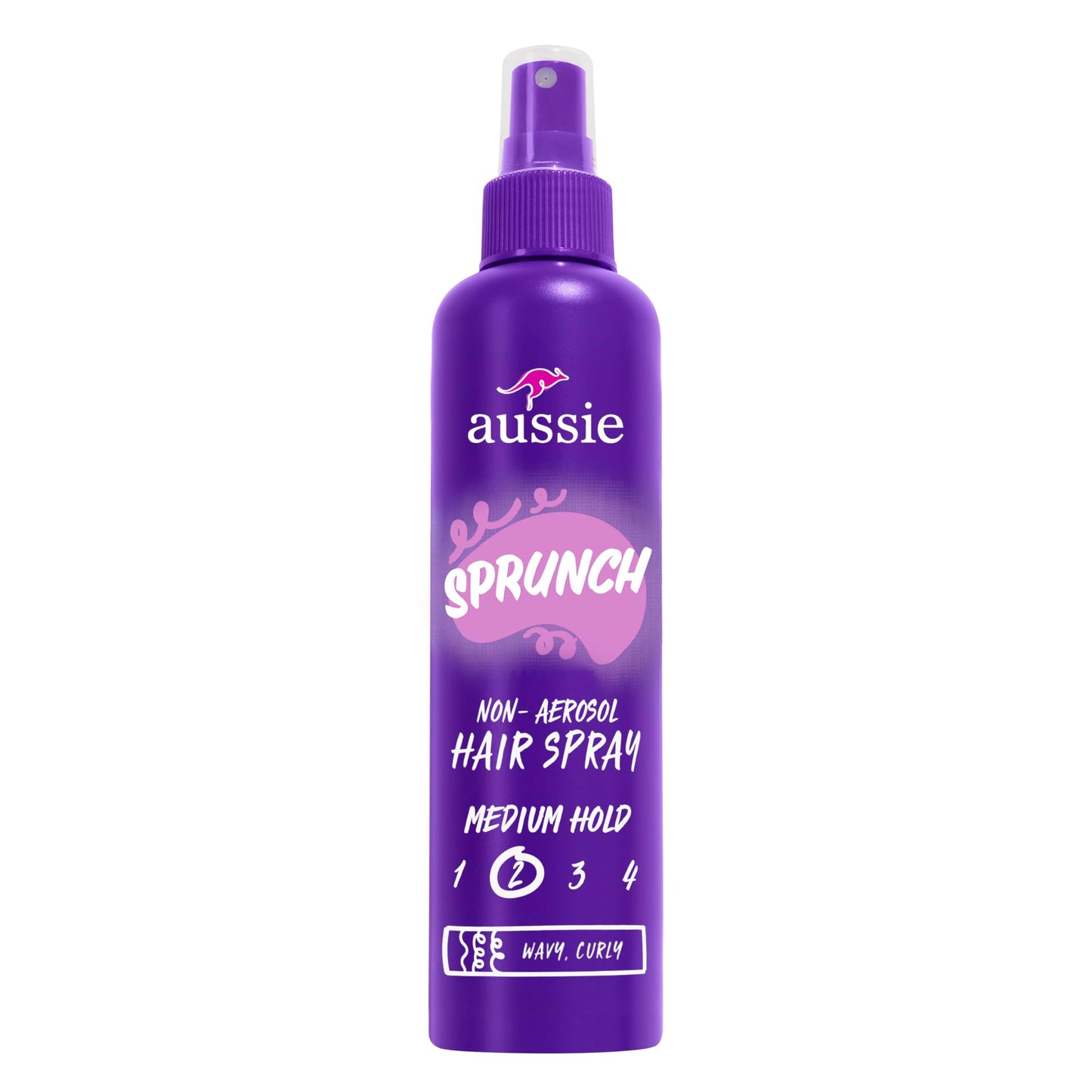 Aussie Hairspray 8.5 fl oz (Pack of 3) – Sprunch Non-Aerosol Curl Hold