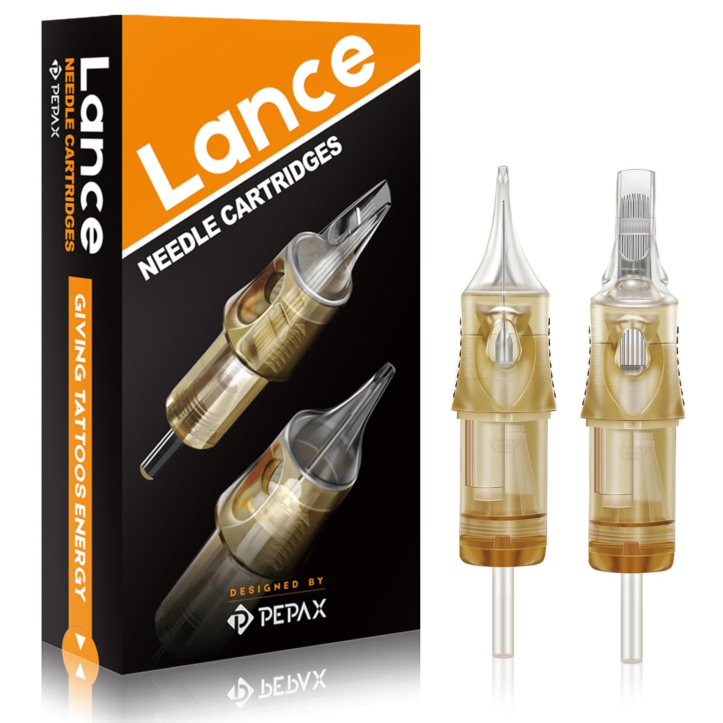 Autdor Pepax Lance 1014RLL Tattoo Needle Cartridges – 20 Pcs #10 Standard 14 Round Liner, 0.30mm, 5.0mm Taper