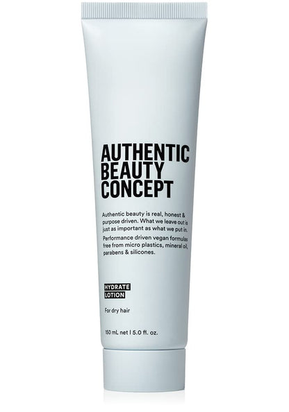 Authentic Beauty Concept Hydrate Lotion – Lightweight Leave-In for Frizz Control & Blow-Dry Protection