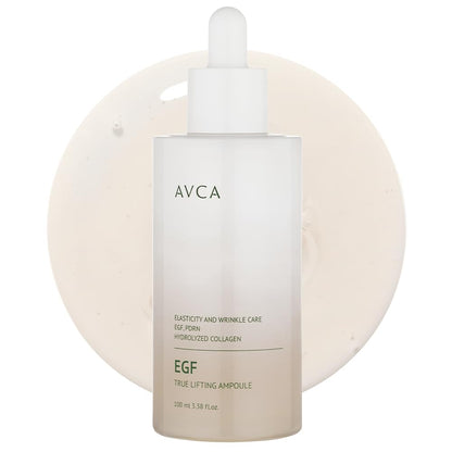 AVCA EGF & PDRN Lifting Serum 100ml – Firming, Hydration & Elasticity Support | K-Beauty