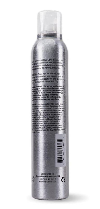 Avenue Man Texture Spray for Hair Men – Barber-Grade Hairspray with Firm Hold, Frizz Control & UV Protection | 9.0 oz