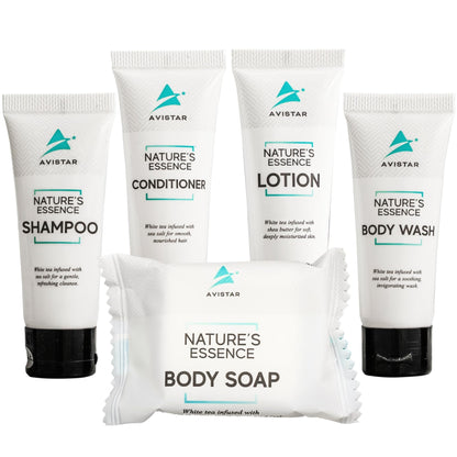 Avistar 270-Piece Hotel Toiletries Bulk Set | Travel Essentials for Hosts