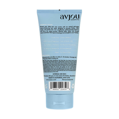 Avjou Researche Vitamin Mask – Look of Thicker, Fuller Hair | Vegan, Color & Keratin Safe | Hydration with Redensyl – 6 oz