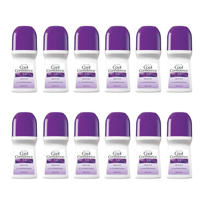 AVON Deodorant Bonus Size Pack of 12 – COOL CONFIDENCE ORIG