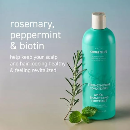 AVON Organist Rosemary Mint Strengthening Conditioner – Strengthen & Refresh Hair