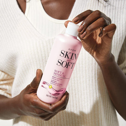 AVON Skin So Soft Soft & Sensual Body Lotion with Argan Oil – 24+ Hour Moisture