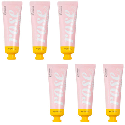 AVRYBEAUTY Rose Water Shea Butter Lotion Set | 1.5 oz x6 | Vegan, Cruelty-Free Hydration for Dry Skin
