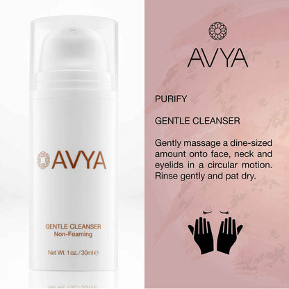 Avya Skincare Ayurvedic Weekend Travel Set – 4-Piece, Under 3 oz Travel Skincare Kit