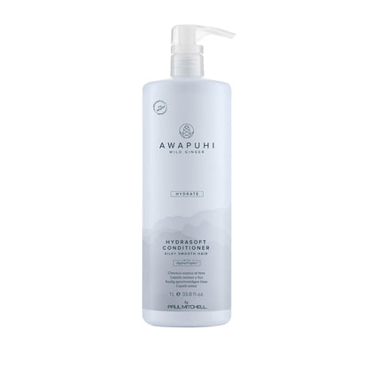 Awapuhi Wild Ginger HydraSoft Conditioner by Paul Mitchell — Silky Smooth Hair for All Types, 33.8 oz