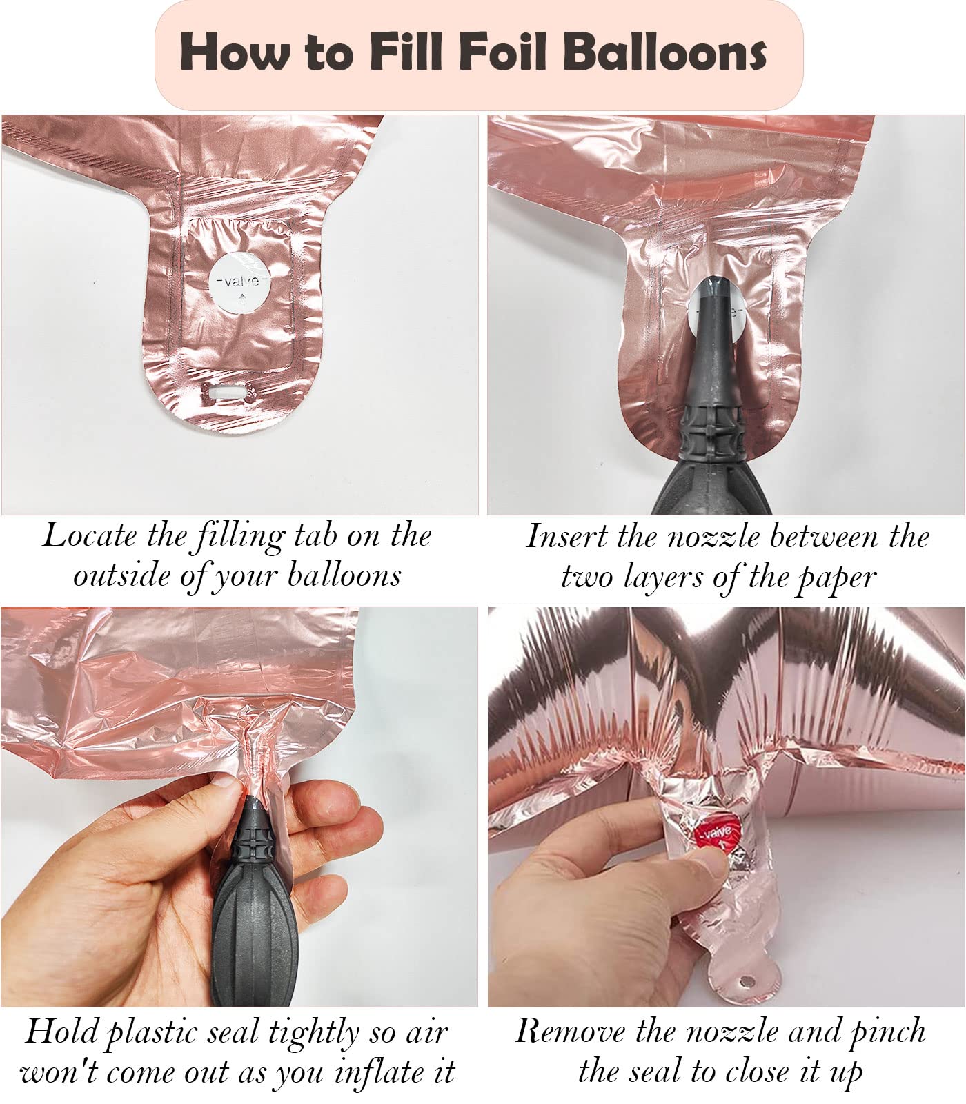 Awfrky 4th Birthday Decorations for Girls – Rose Gold Crown, Sash, Cake Topper & Balloons