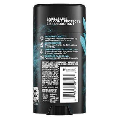 AXE Fine Fragrance Aqua Bergamot Deodorant Stick | 48H Odor Protection, Aluminum-Free