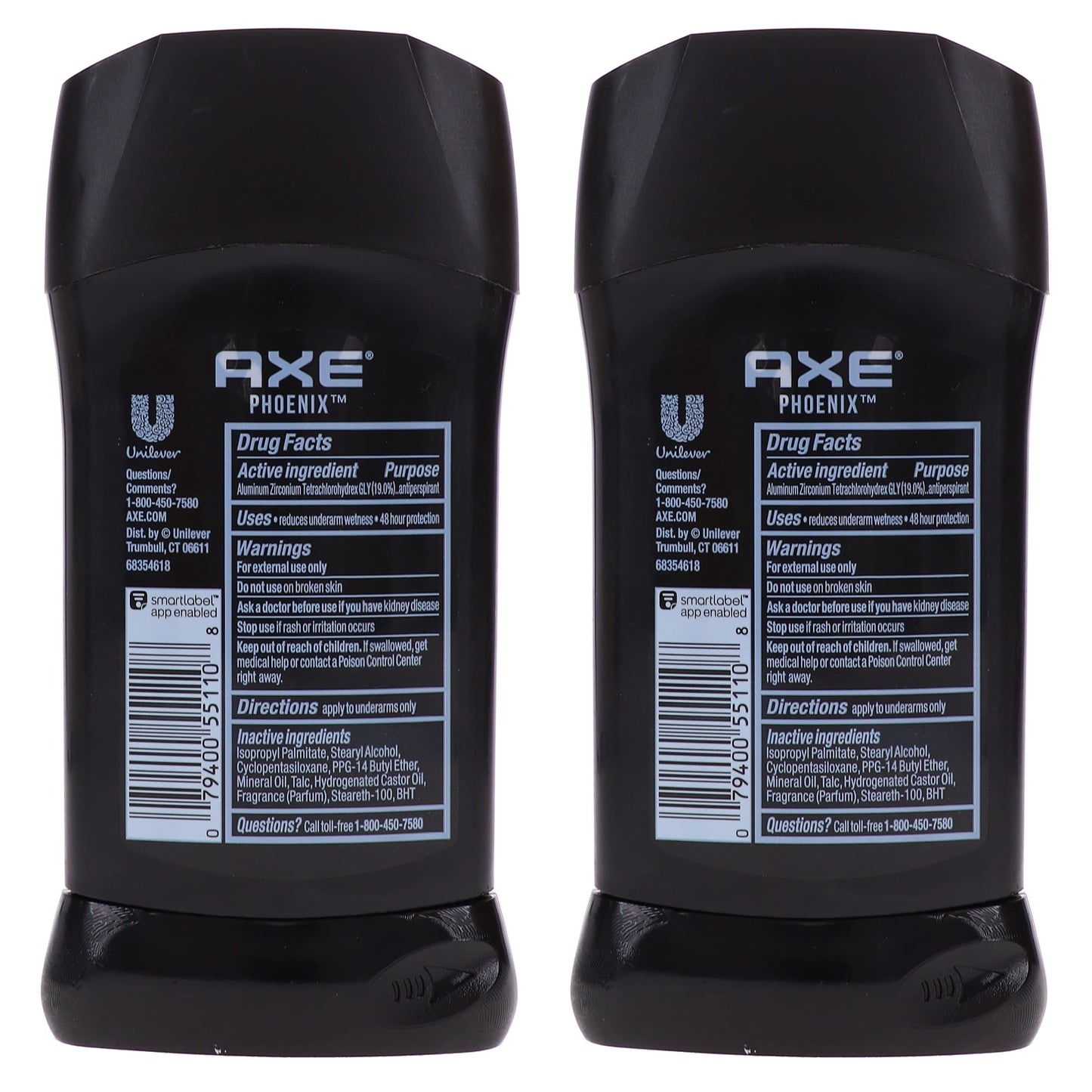 AXE Dry Anti-Perspirant Deodorant Phoenix 2.70 oz – Pack of 2 | 24h Odor & Wetness Protection