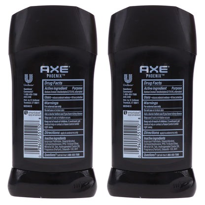 AXE Dry Anti-Perspirant Deodorant Phoenix 2.70 oz – Pack of 2 | 24h Odor & Wetness Protection