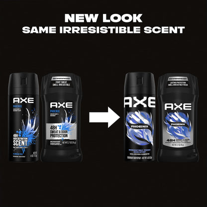 AXE Phoenix Grooming Bundle: 2-in-1 Shampoo & Conditioner, Body Spray, Deodorant