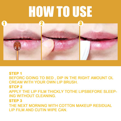 Axnzp 4 Pcs Honey Lip Balm Pot — Moisturizing Lip Mask to Soften Lips & Prevent Dryness