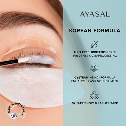 AYASAL Lash Lift Kit 2-Pack – Thio-Free Lash Perm for Salon-Quality, At-Home Lash Lamination