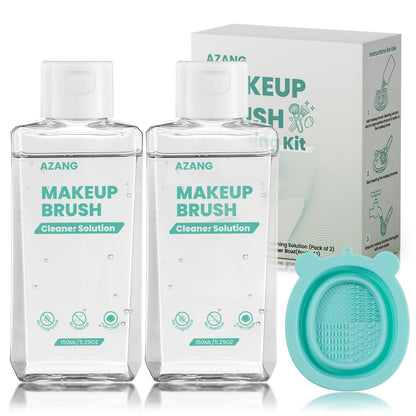 Azang Makeup Brush Cleaner 300ml – Deep Clean for Brushes, Sponges & Puffs | Gentle, Vegan & Cruelty-Free