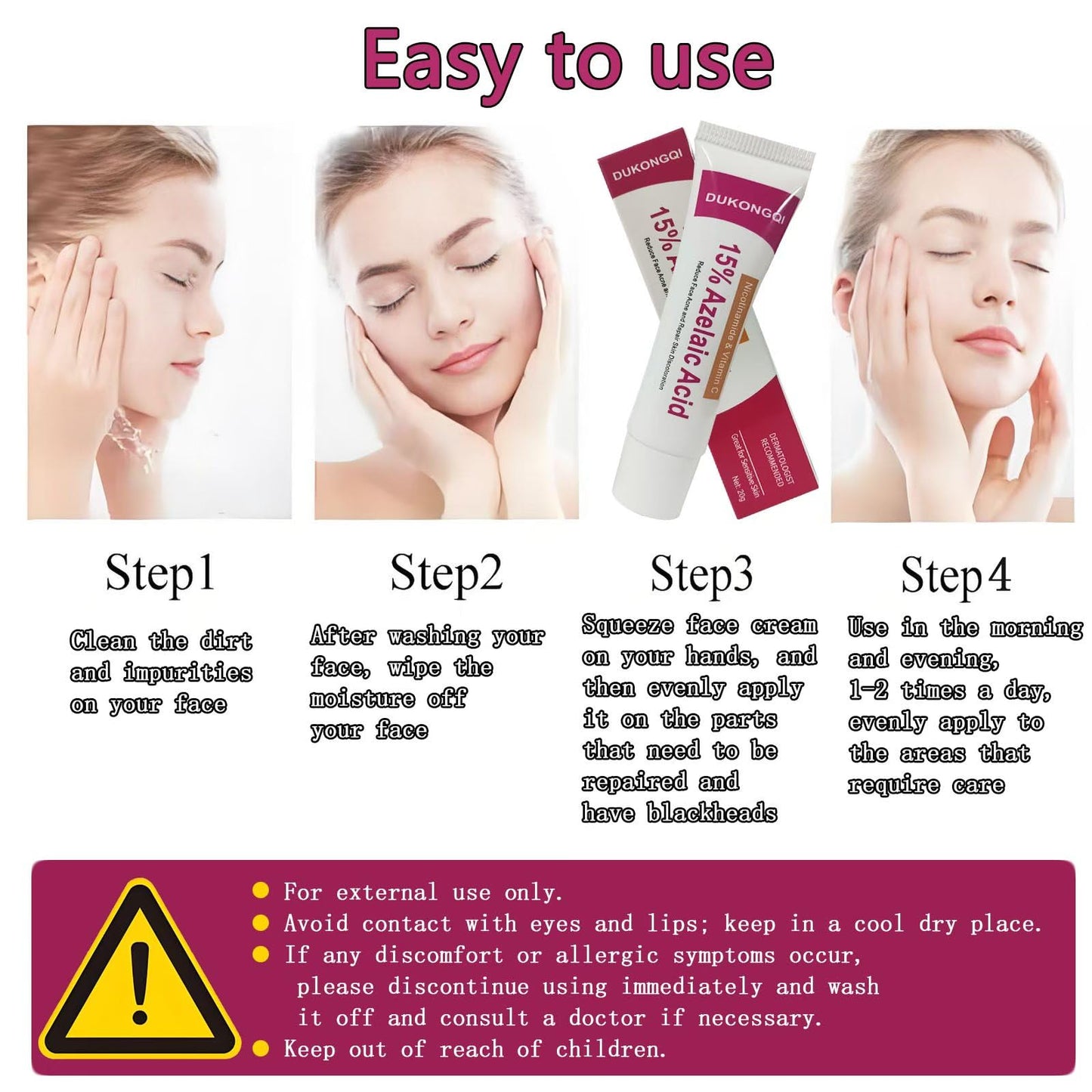 Azelaic Acid Serum 12% for Balanced Skin Tone & Purified Pores, 20g