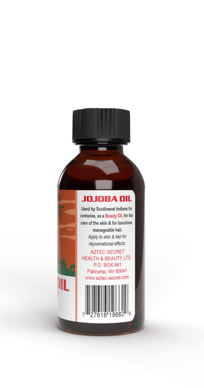 Aztec Secret 100% Pure Jojoba Oil, 2 oz – Cold-Pressed, Unfiltered, Deep Skin & Hair Moisturizer
