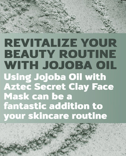 Aztec Secret 100% Pure Jojoba Oil, 2 oz – Cold-Pressed, Unfiltered, Deep Skin & Hair Moisturizer