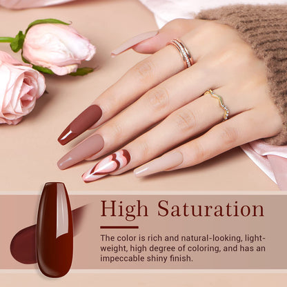 AZUREBEAUTY Dip Powder Nail Kit Starter — 4 Colors, No-Lamp, 12 Pcs with Base/Top Coat & Activator