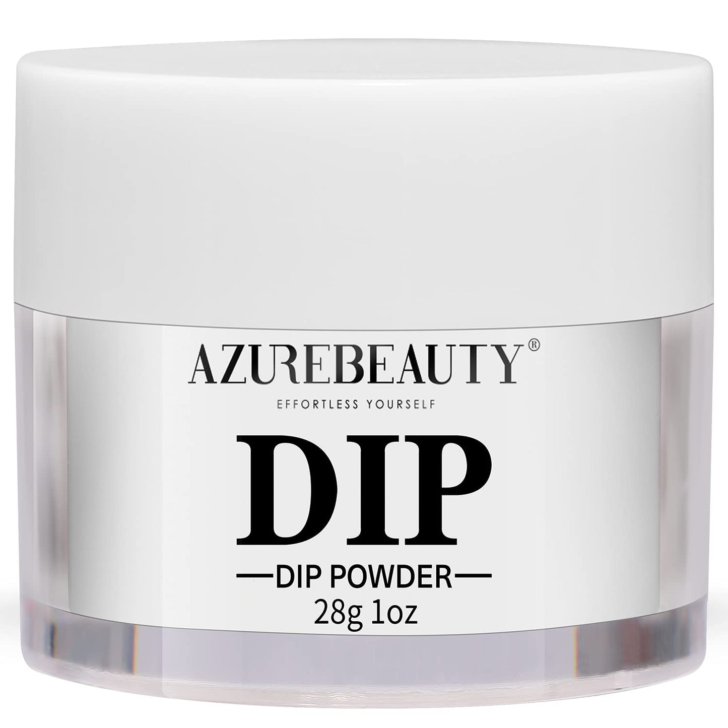 AZUREBEAUTY Bright White Dip Powder – No Lamp Needed, Long-Lasting French Nail Starter (1 oz)