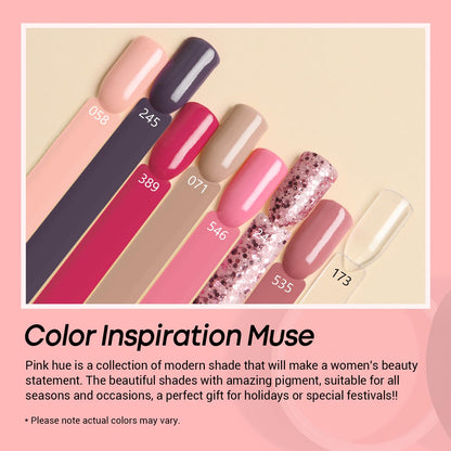 AZUREBEAUTY Dip Powder Nail Kit Starter Pink Blue Palette – 30Pcs, Lamp-Free DIY Nails