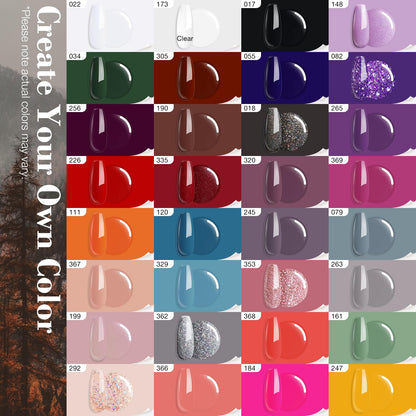 AZUREBEAUTY Dip Powder Nail Kit – 32 Colors, No Lamp Needed, Long-Lasting Shine