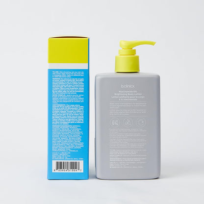 b.clinicx Niacinamide 5% Brightening Body Lotion – Even Skin Tone, Antioxidant-Rich (300ml)