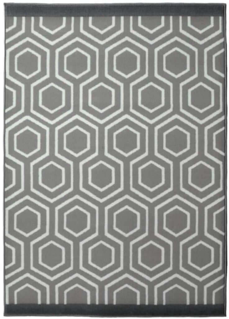 Maestro Honeycomb Grey Rug | 3035 WS25