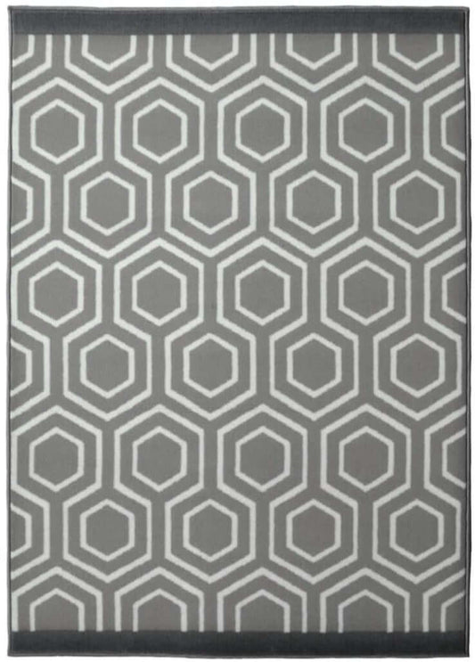 Maestro Honeycomb Grey Rug | 3035 WS25