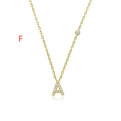 Luxury Gold A-Z 26 Letters Necklace