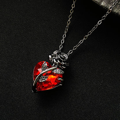 Rose Heart Love Necklace