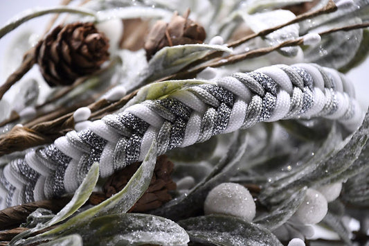 Jack Frost Braided - Handmade Paracord Dog Collar