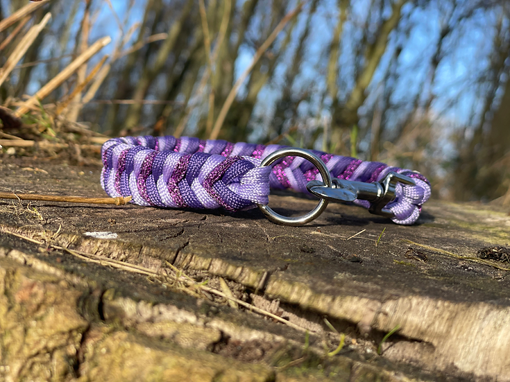 Amethyst - Handmade Paracord Dog Collar