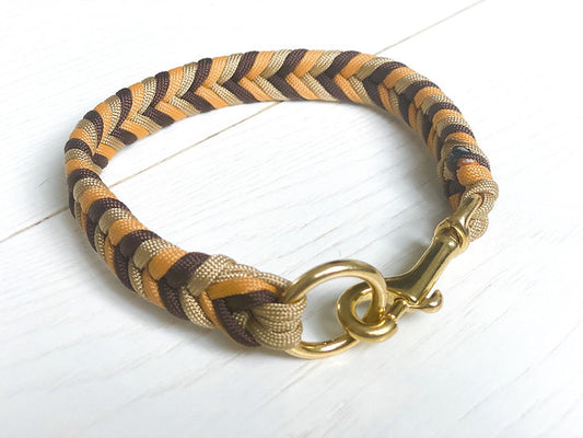 Aurelia Skies Braided Collar - Handmade Paracord Dog Collar