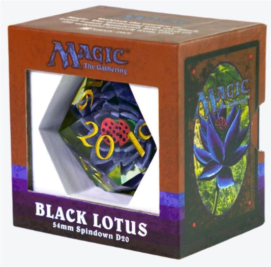 Sirius Dice: Magic The Gathering Black Lotus Spindown 54mm D20