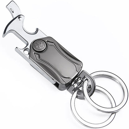 3-in-1 Fidget Spinner Keychain with Pocket Cutter & Bottle Opener