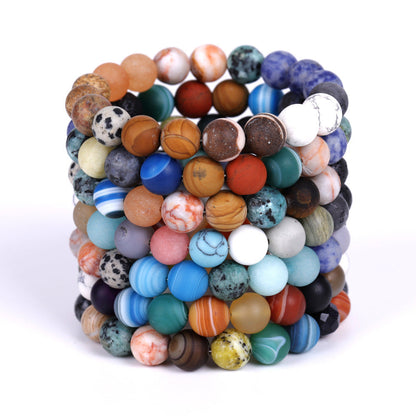 Solar System Eight Stone Planet Bracelet